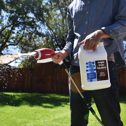 Simple Lawn Solutions uso en maceta favorece crecimiento de raíces