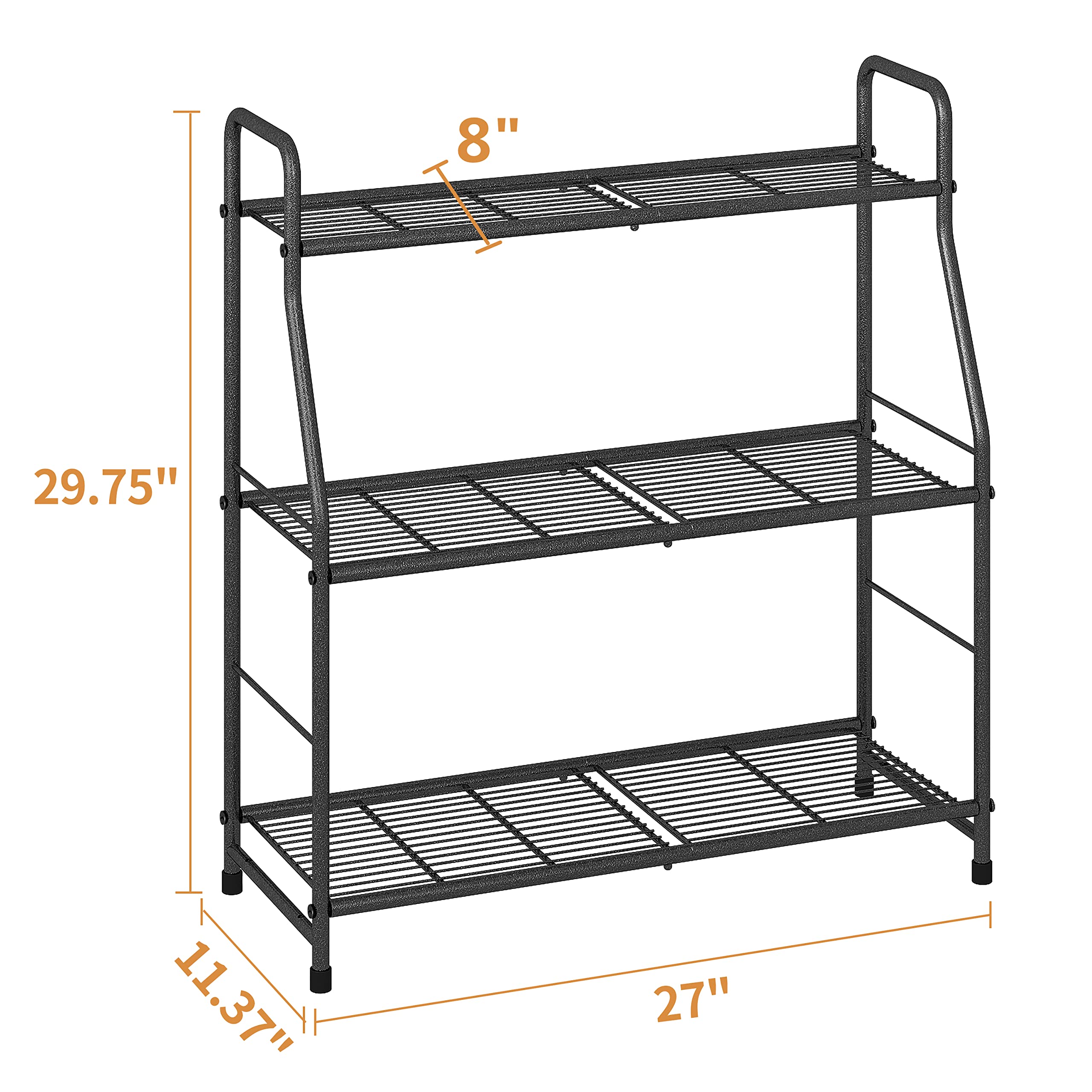 Simple Trending comparativa de tamaño junto a una silla para referencia