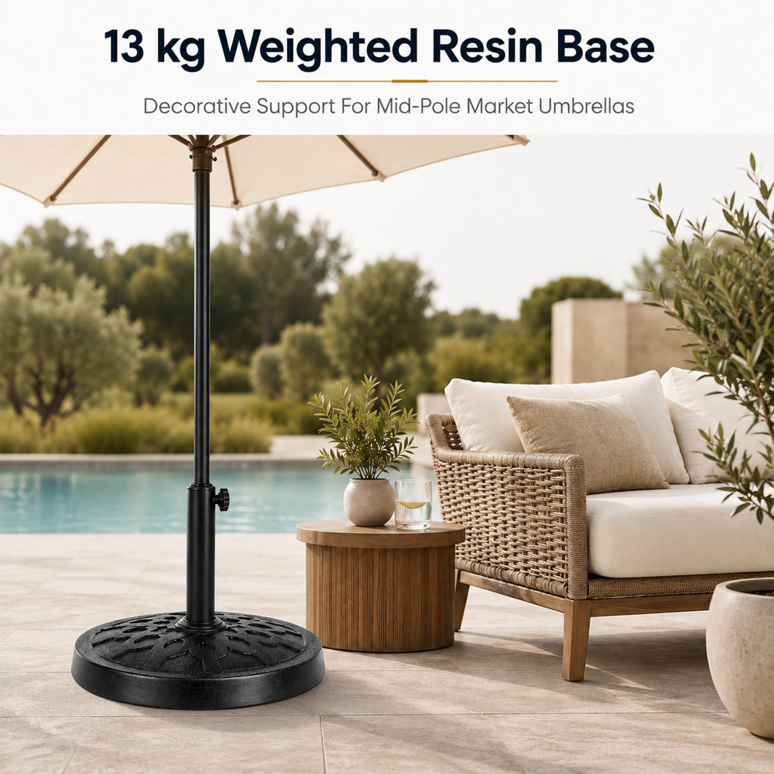 SimpleLux textura de resina resistente que protege contra intemperie
