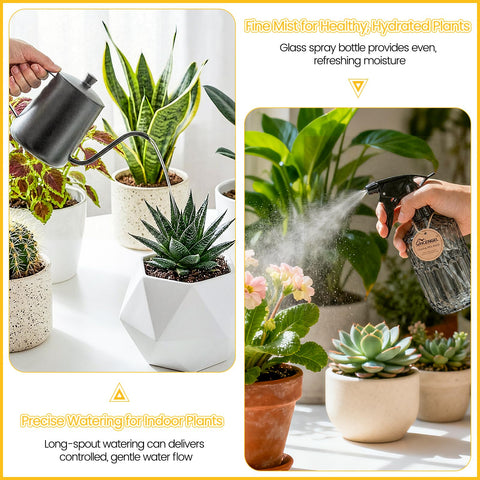 Sincengel vaporizador de vidrio con boquilla ajustable para niebla fina