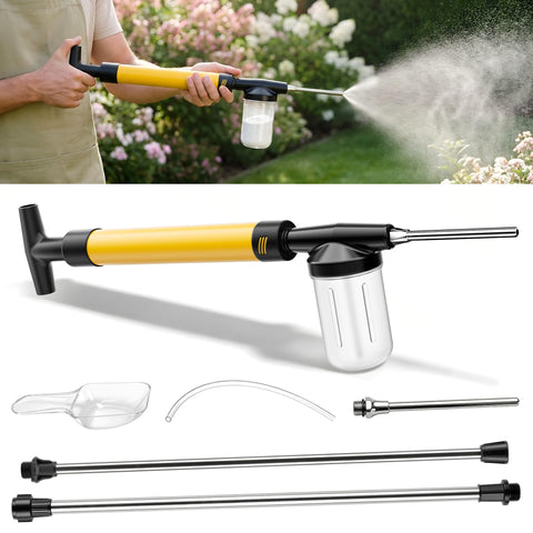 Sinoome vista frontal del envase amarillo y ergonomía para aplicación fácil