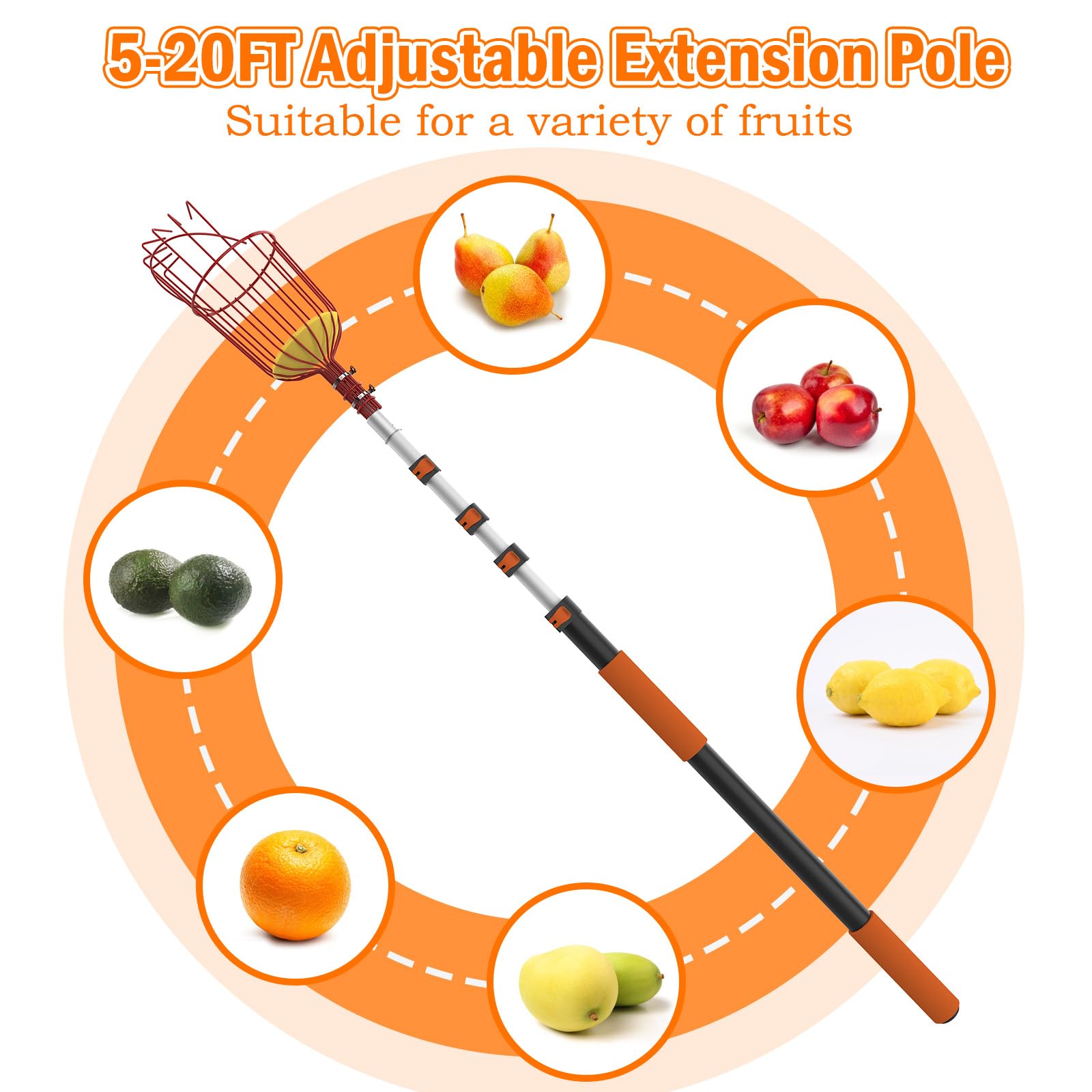 SISUPASSIE primer plano del mango antideslizante para control cómodo