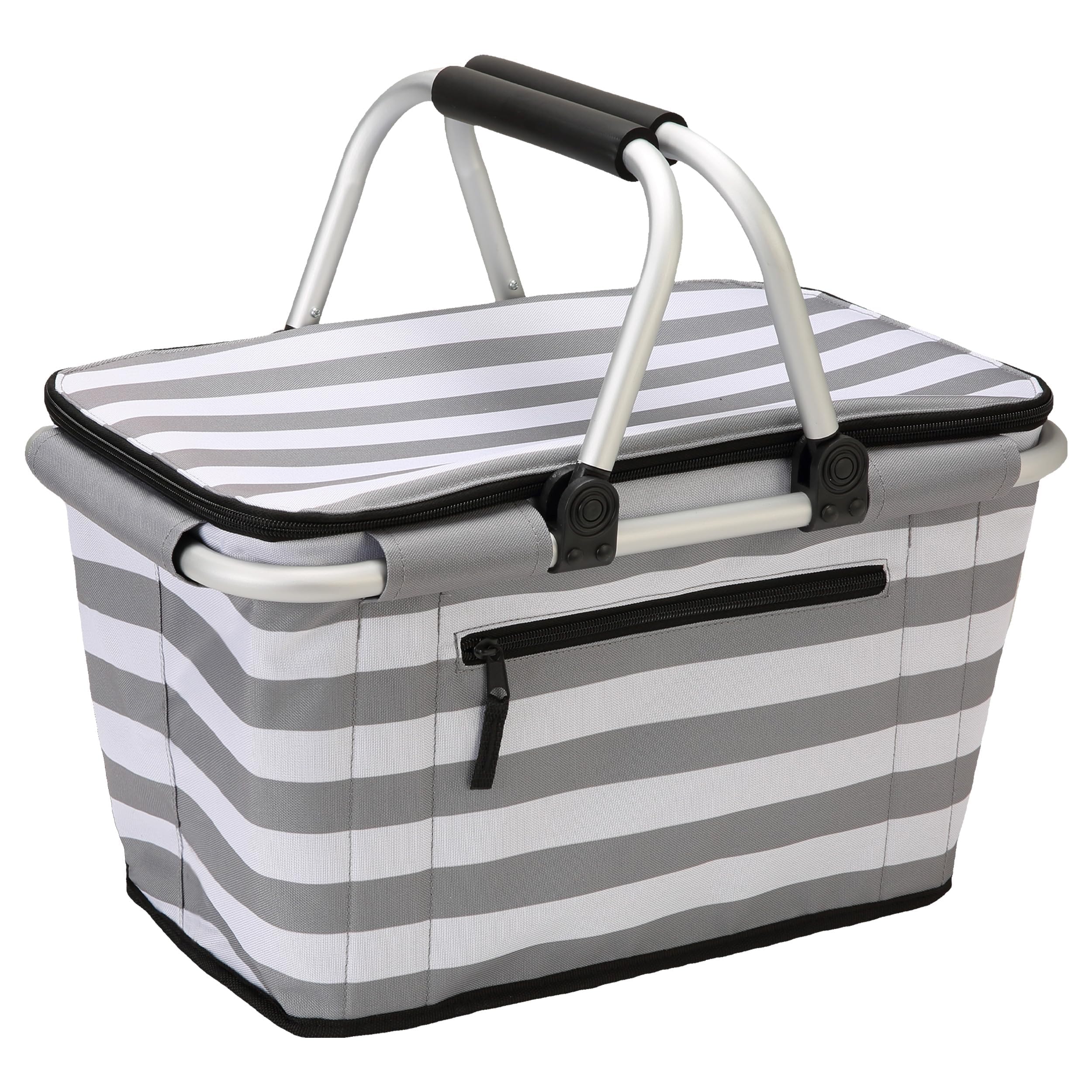 SIYUAN vista frontal de la cesta 30L, capacidad y diseño práctico