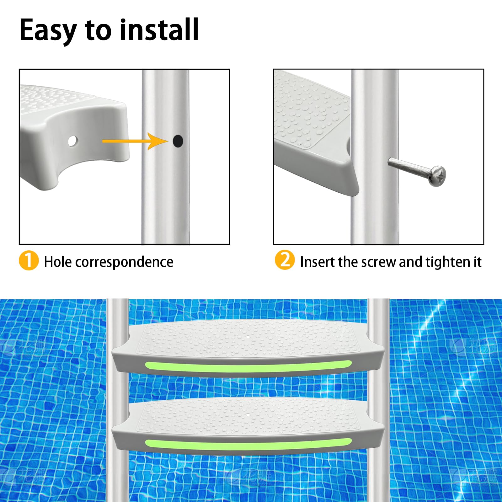 SKARUMMER tornillos inox y tiras reflectantes incluidos para instalación