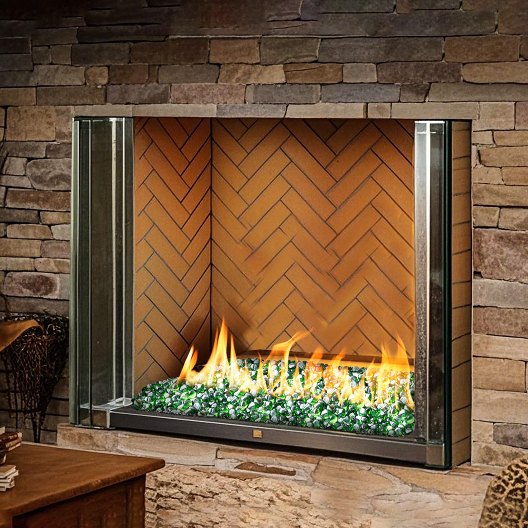 Skyflame enjuagando vidrio con vinagre limpieza rápida y fácil