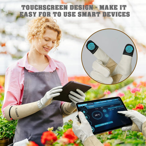 SLARMOR costuras y pulgar ergonómico para mejor agarre