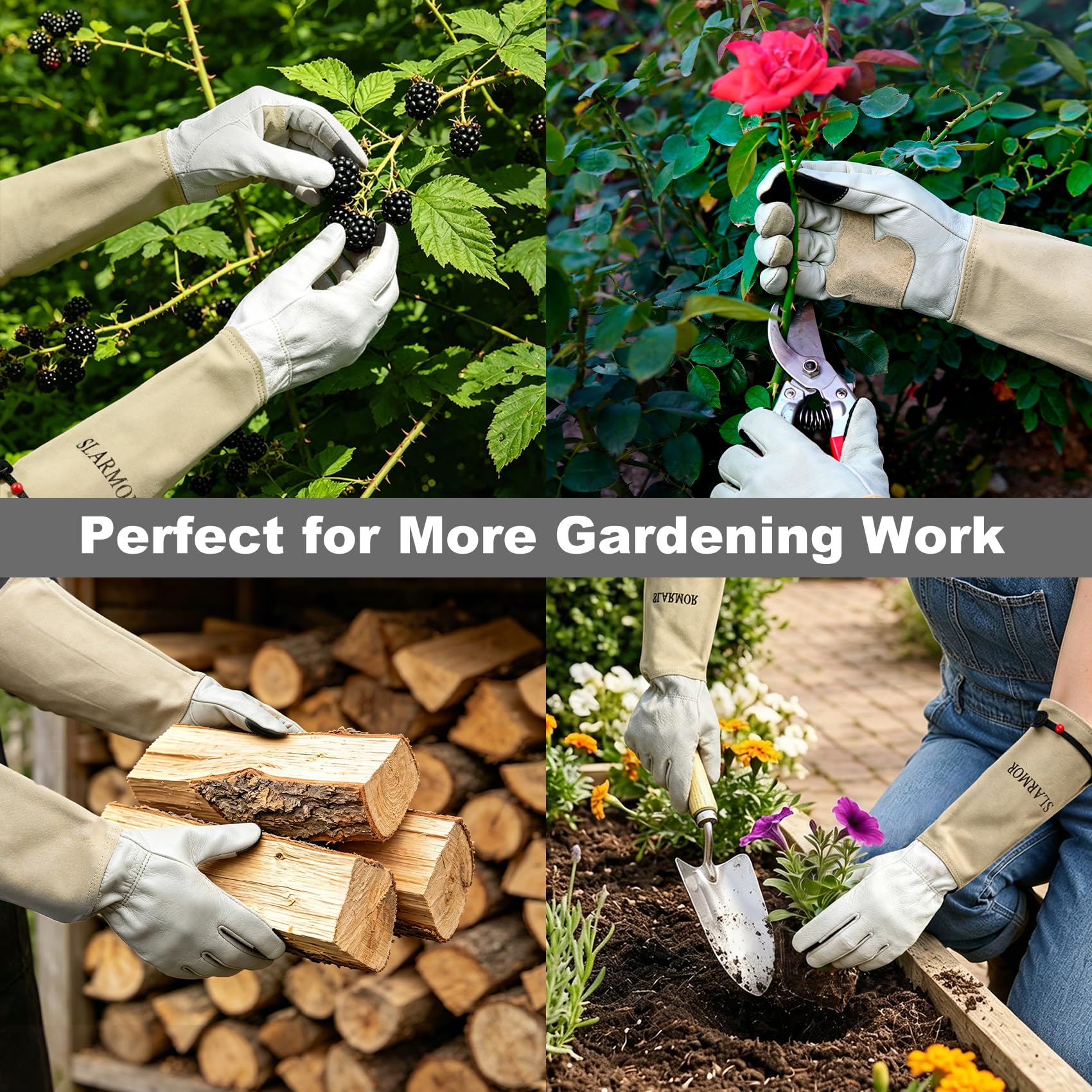 SLARMOR guantes presentados como regalo práctico para jardineros