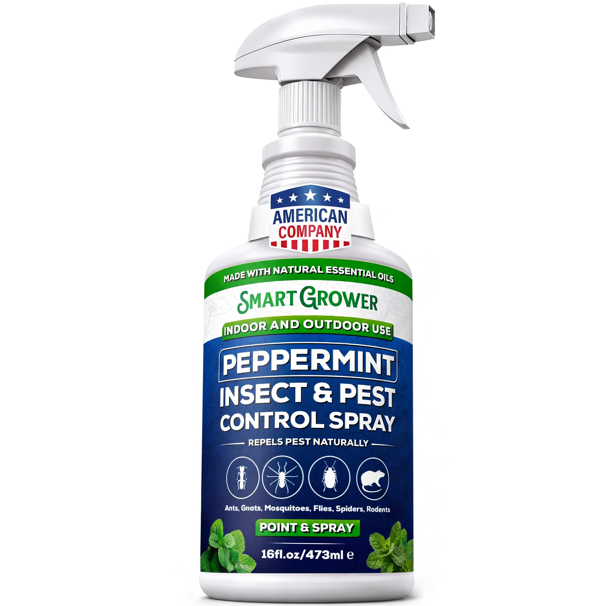 Smart Grower vista frontal del envase 16oz con diseño claro y aplicación rápida