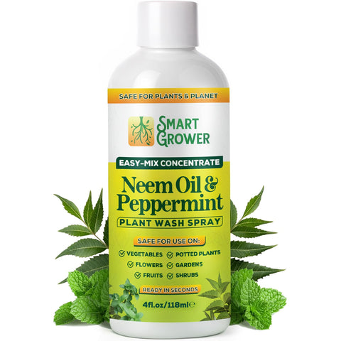 Smart Grower envase frontal 4 oz mostrando etiqueta y tamaño, práctico y concentrado