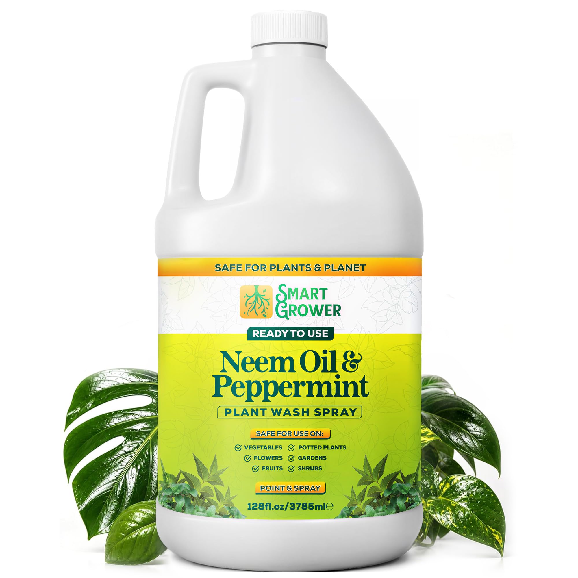 Smart Grower botella frontal mostrando volumen y uso práctico