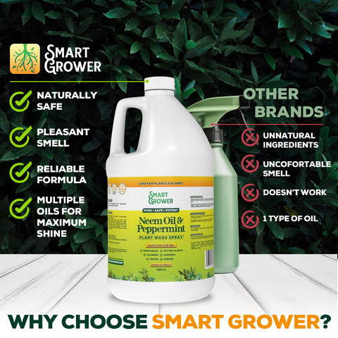 Smart Grower empaque con detalles de seguridad y sostenibilidad