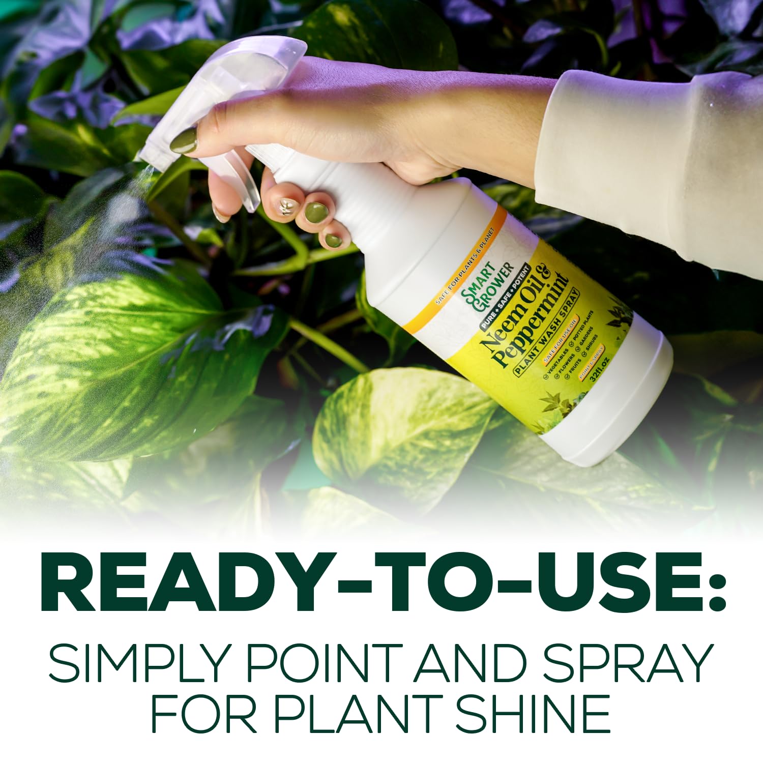 Smart Grower gota de producto mostrando textura ligera y absorbencia