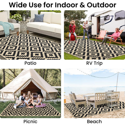 Smiry alfombra 5x8 comparada con muebles para ver escala