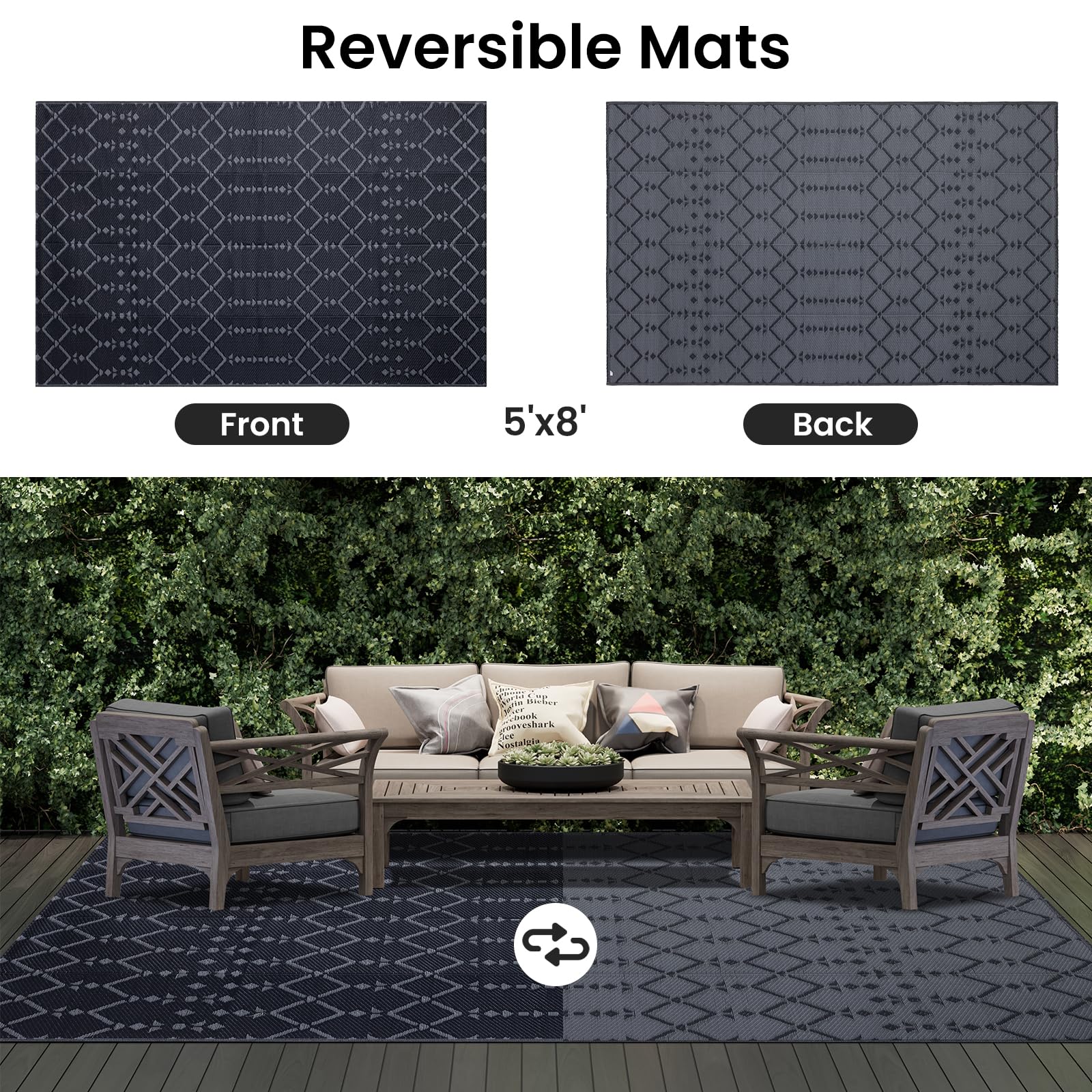 Smiry lado reverso reversible, opción de color alternativa