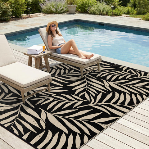 Smiry lado reversible beige en detalle, ofrece apariencia alternativa y durabilidad
