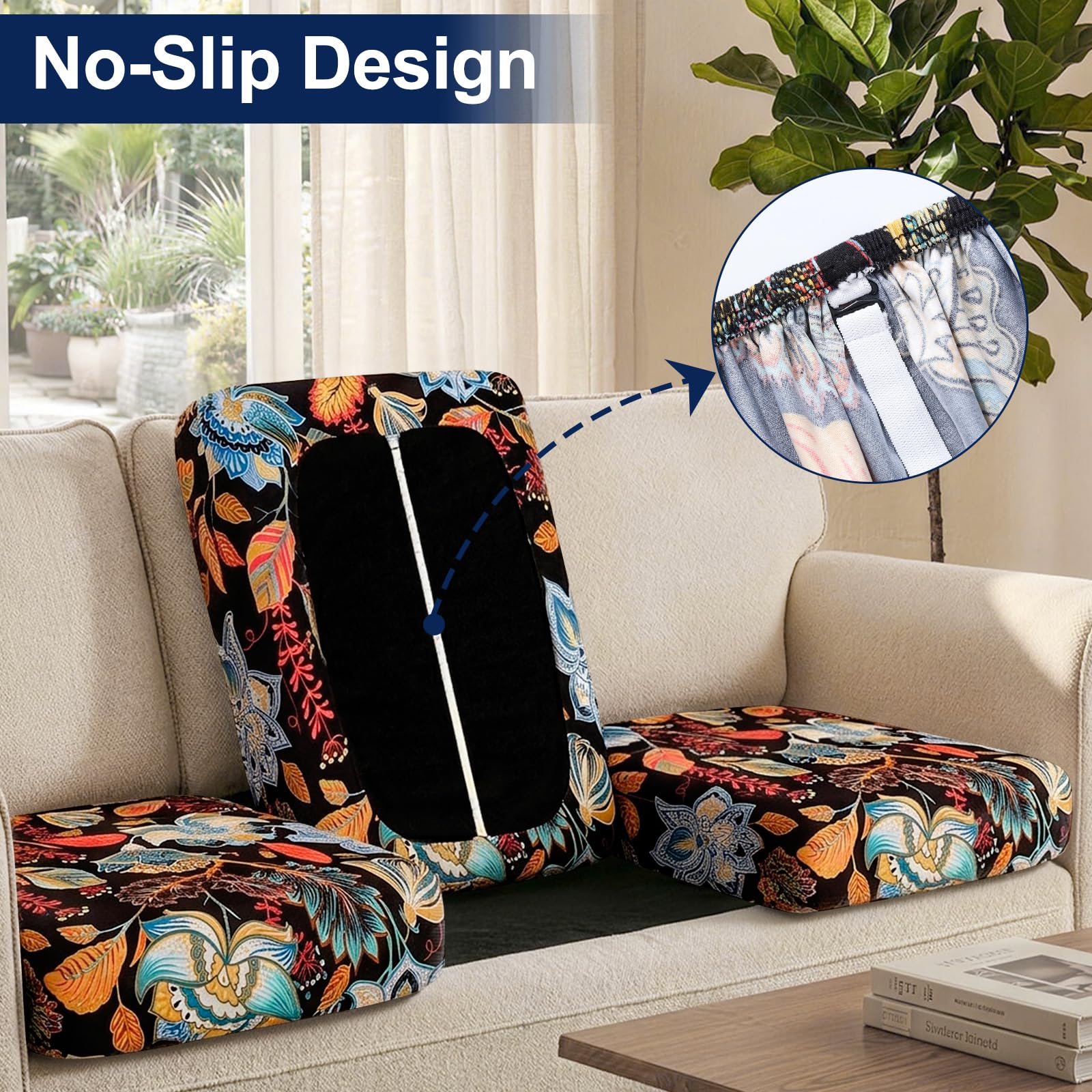 Smiry cojín en uso en terraza para proteger asiento y facilitar limpieza