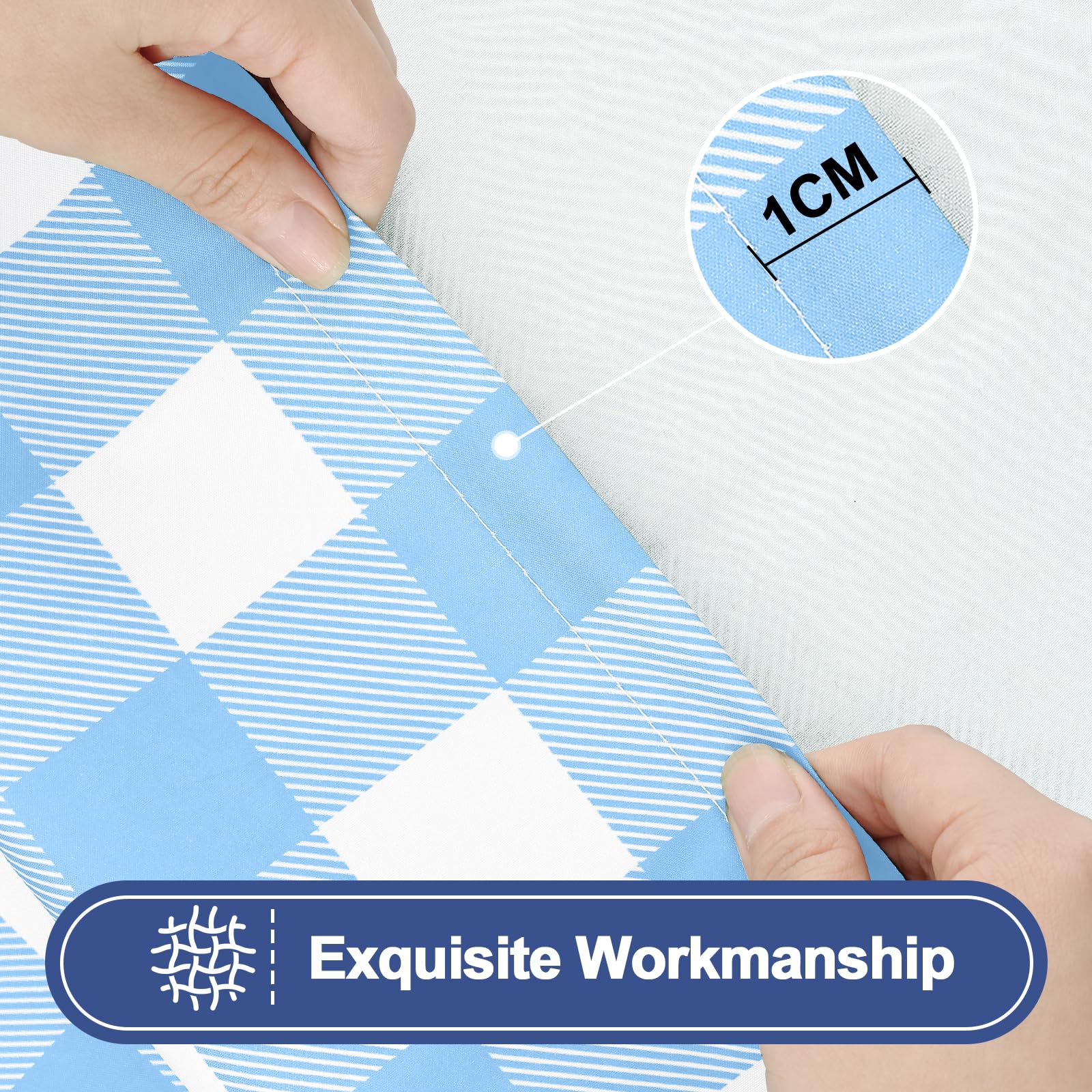Smiry comparación de tamaño 8FT sobre mesa, encaje preciso
