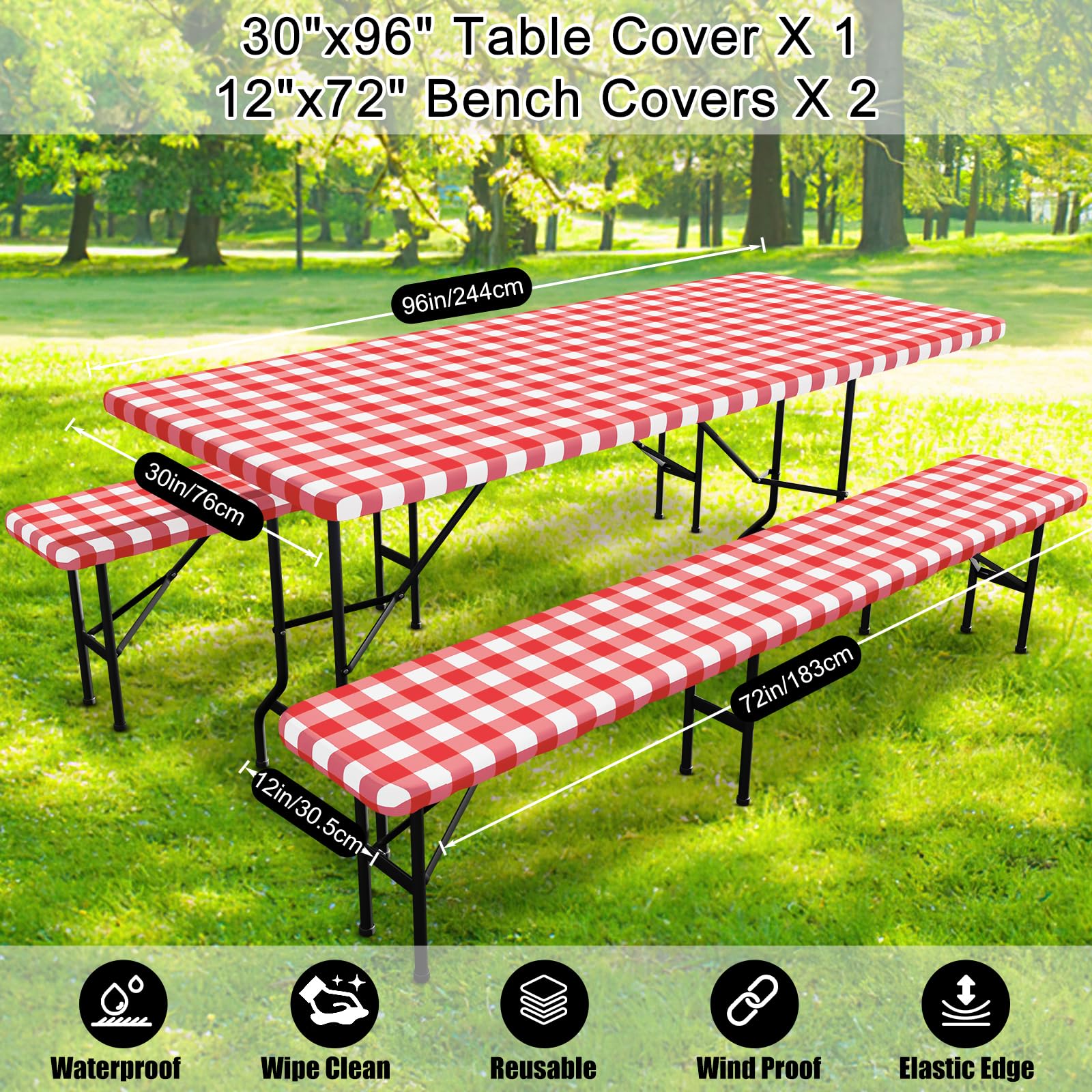 Smiry comparación de tamaño frente a una mesa de 8FT para referencia