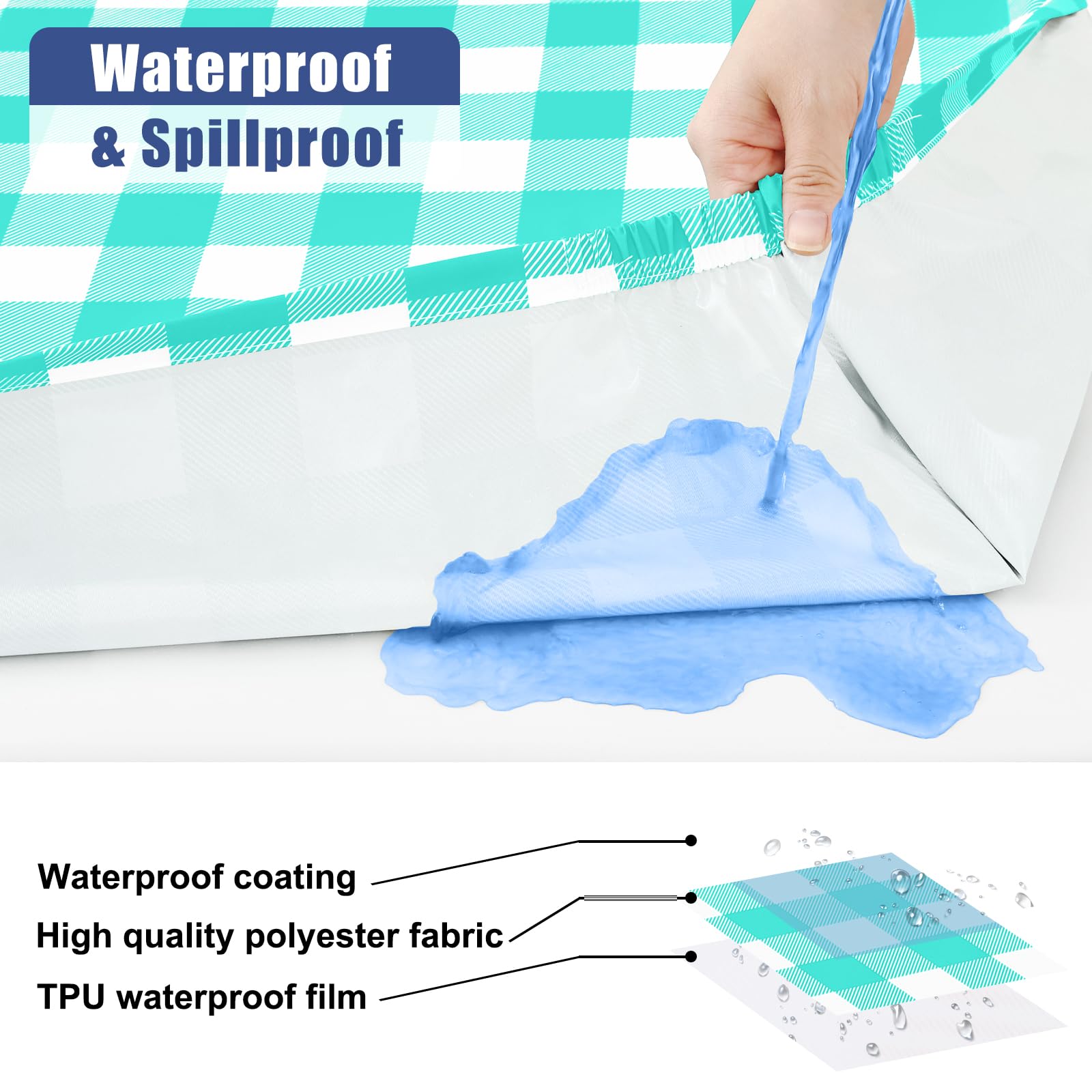 Smiry primer plano del tejido de poliéster resistente y duradero