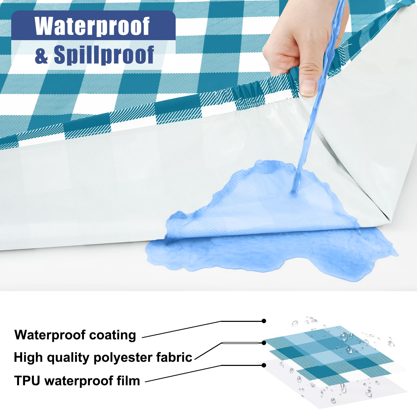 Smiry primer plano de la textura del poliéster resistente y duradero