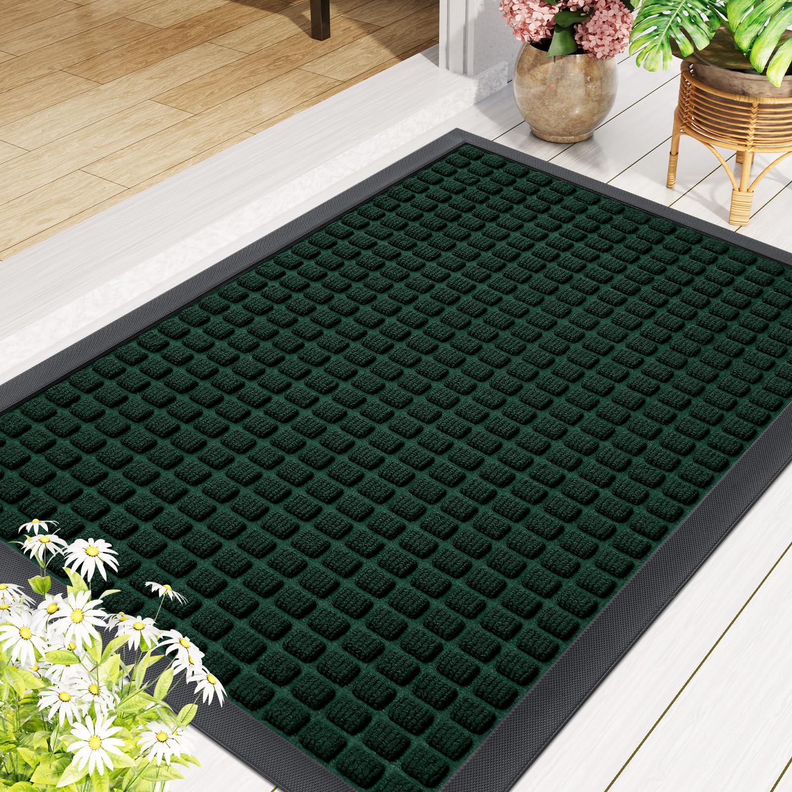Smiry embalaje y etiqueta mostrando marca, dimensiones y materiales