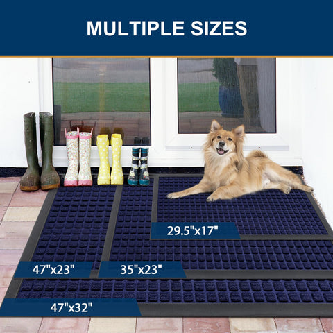 Smiry comparación de escala mostrando dimensiones 47x23 pulgadas para ajuste perfecto