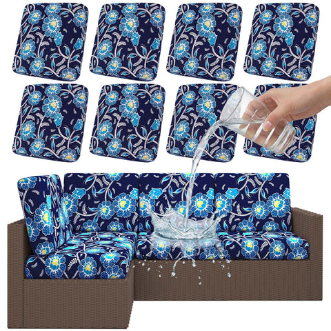 Smiry vista frontal de funda para cojín con corte ceñido y protección