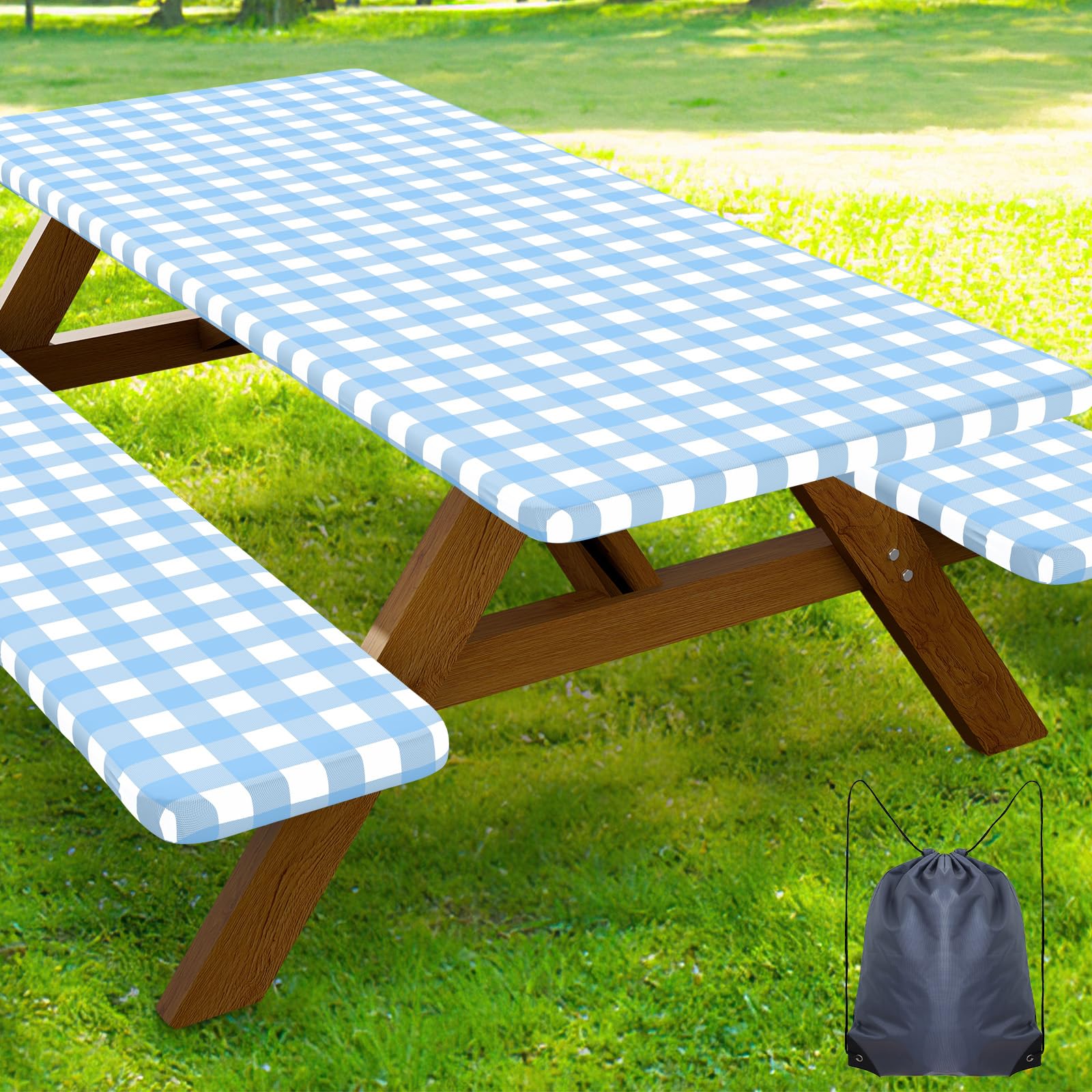Smiry vista frontal de la funda para mesa, protección visible