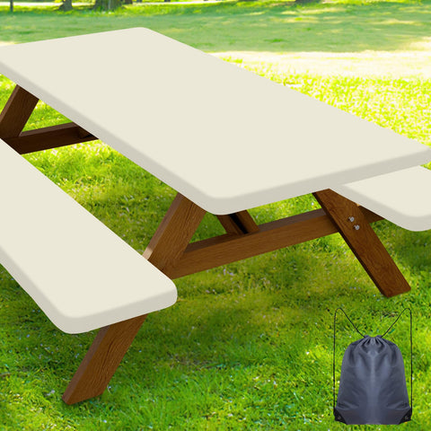 Smiry frontal de paquete mostrando mantel y cubiertas, ideal para picnic