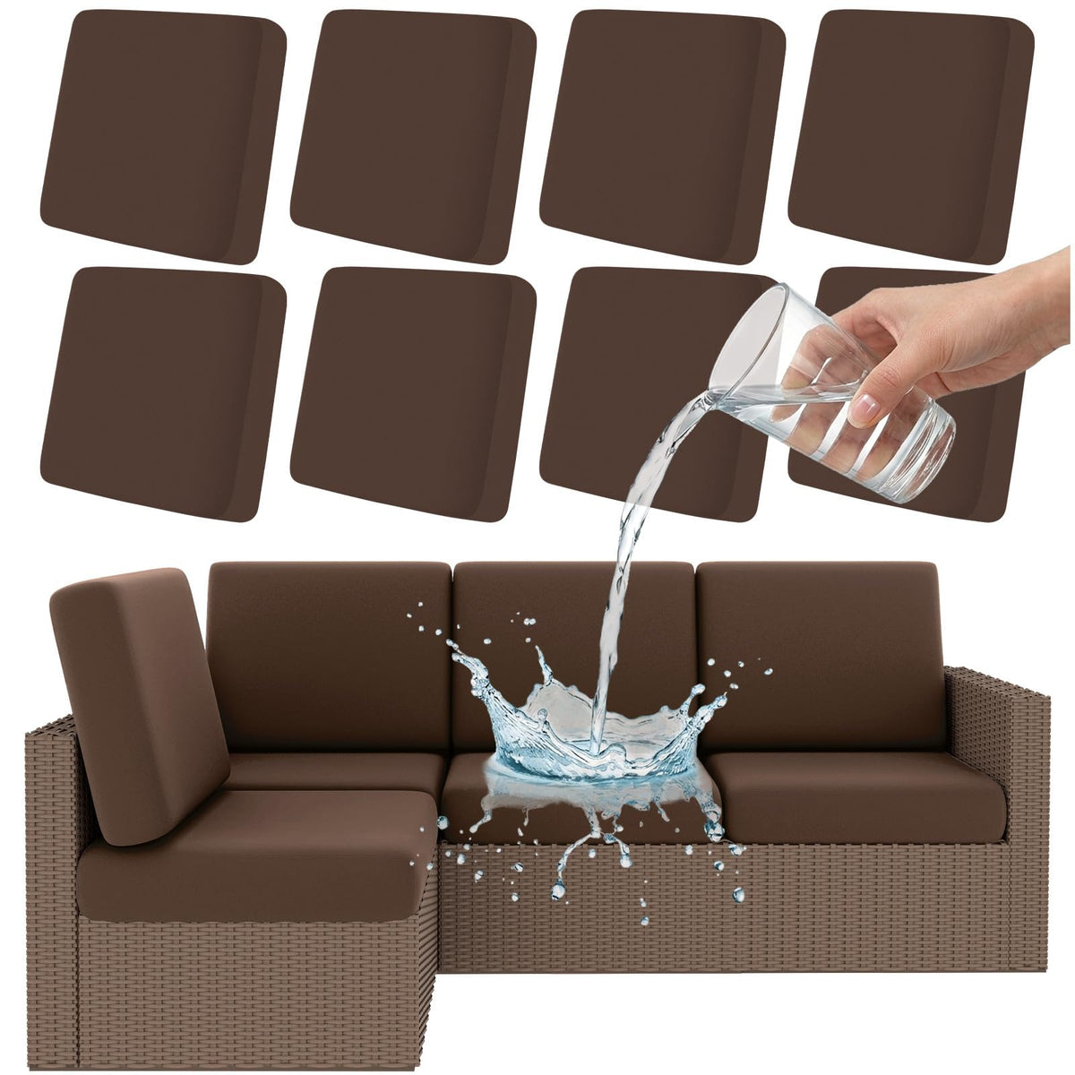 Smiry funda cojin frontal mostrando ajuste ceñido y protección