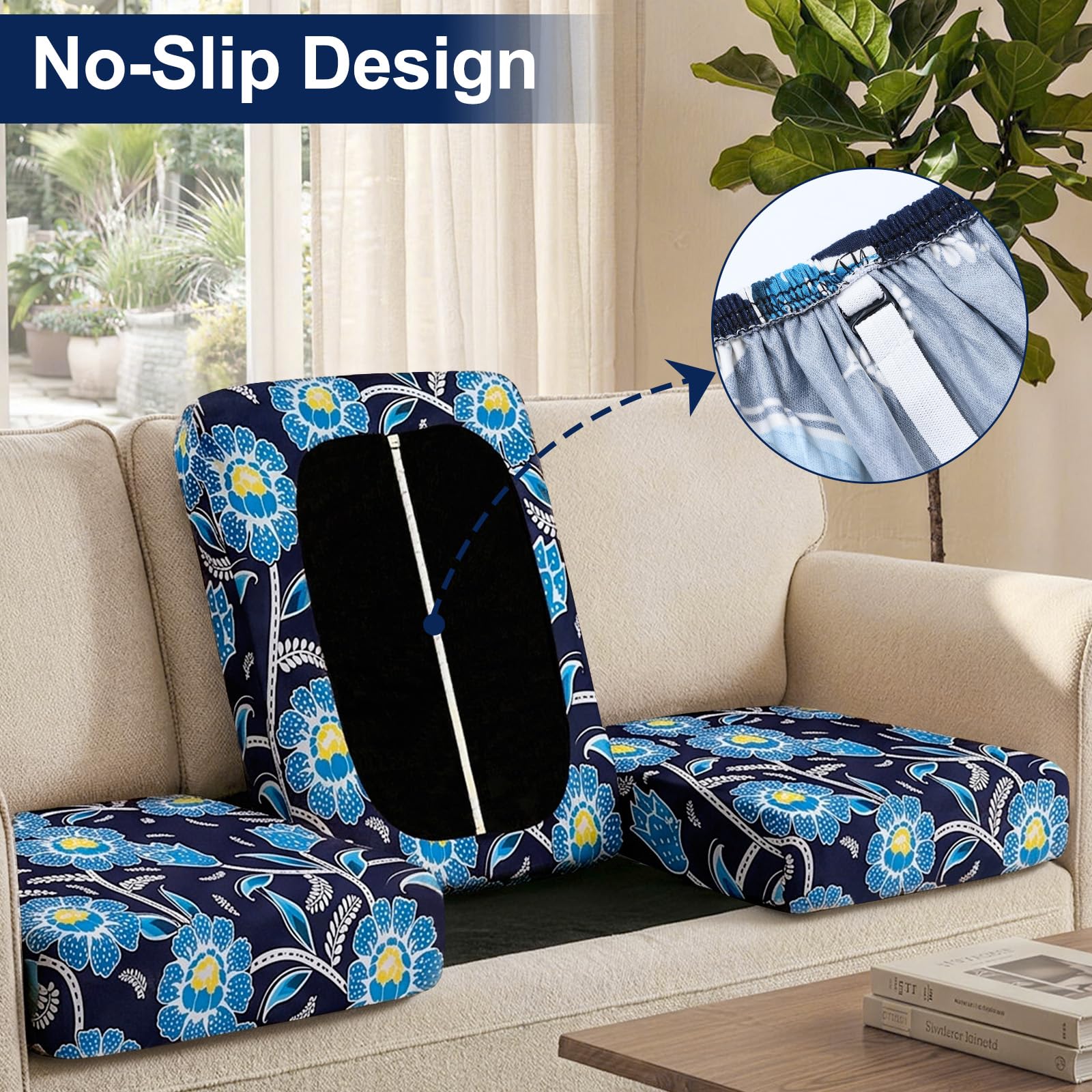 Smiry funda colocada en sillón de exterior renovando espacio