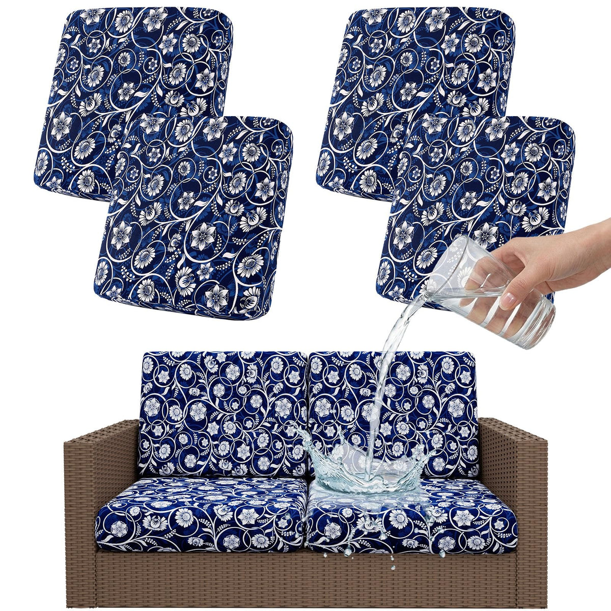Smiry funda frontal mostrando ajuste ceñido y protección impermeable