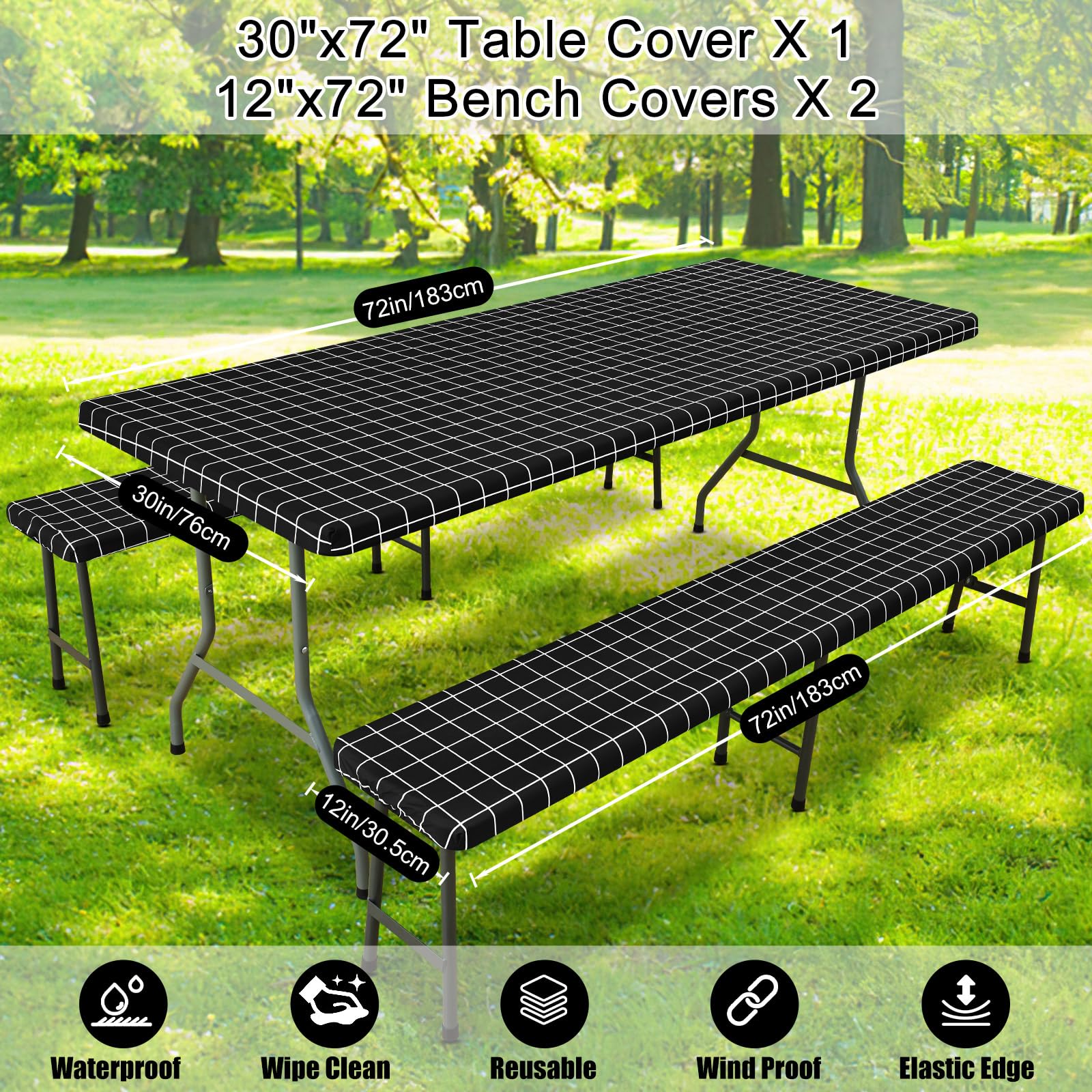 Smiry funda mesa ambientación comedor elegante y protección durable