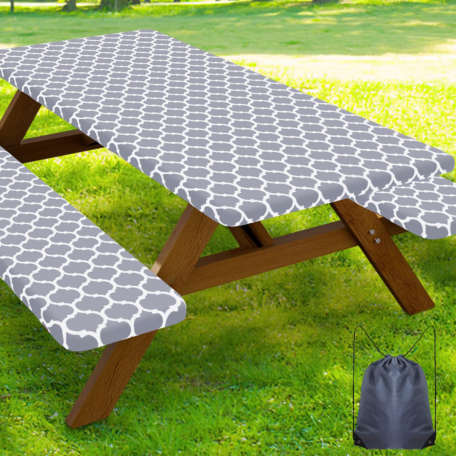 Smiry vista frontal de la funda de mesa mostrando protección y estilo