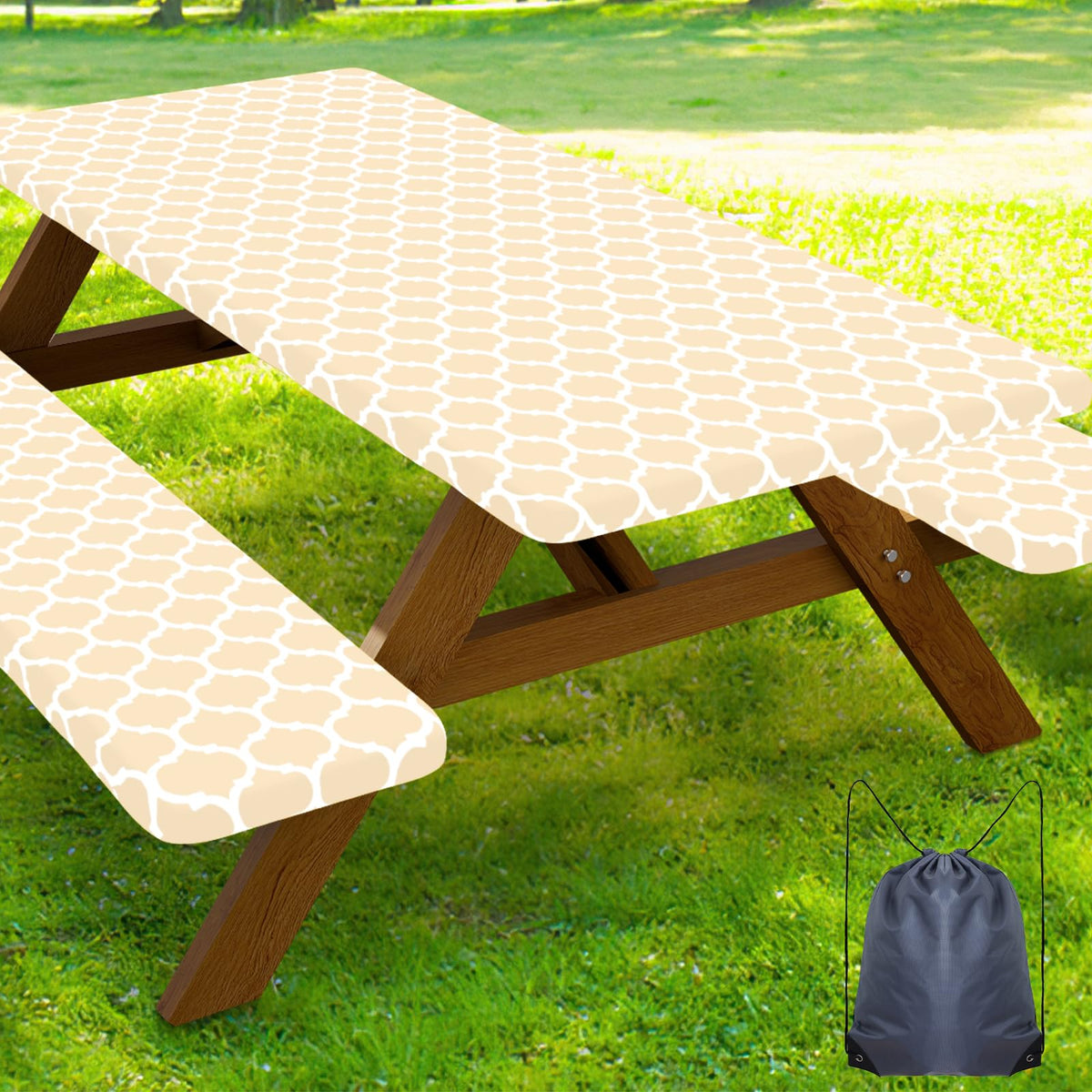 Smiry funda de mesa frontal mostrando cobertura completa y protección