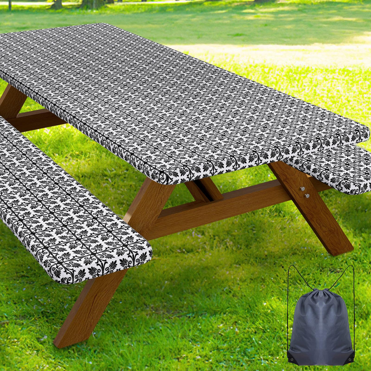 Smiry funda de mesa frontal mostrando ajuste elegante y protección