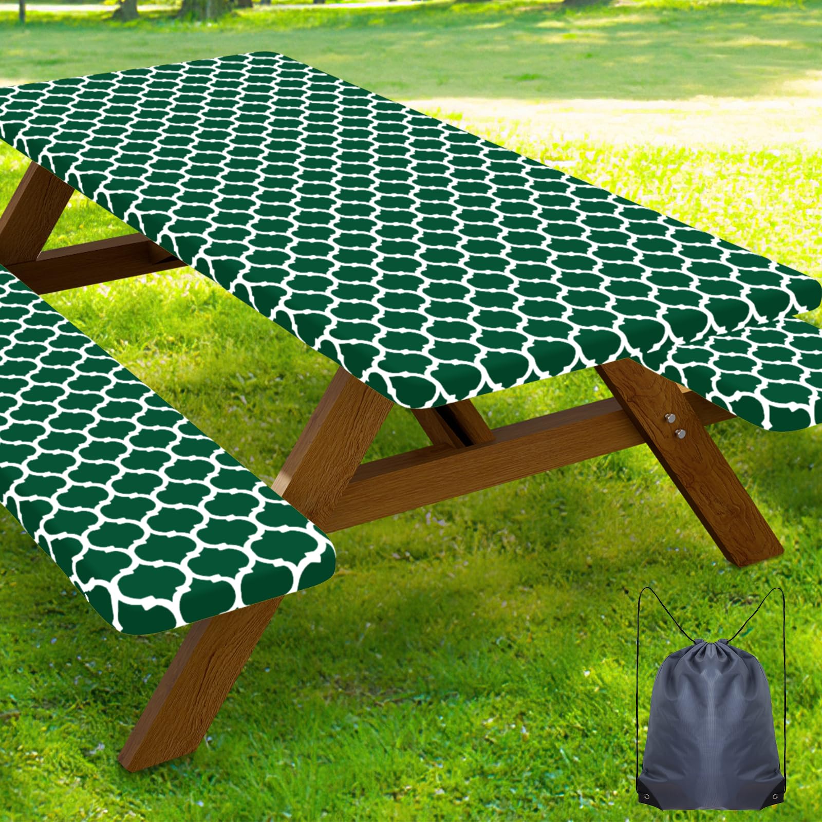 Smiry funda para mesa frontal mostrando ajuste ceñido y aspecto elegante