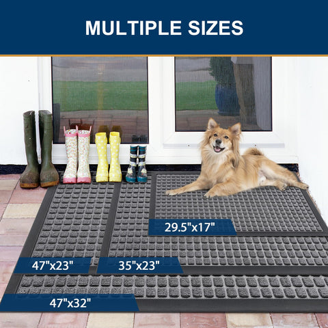 Smiry comparación de tamaño con pies para visualizar las 47x32 pulgadas