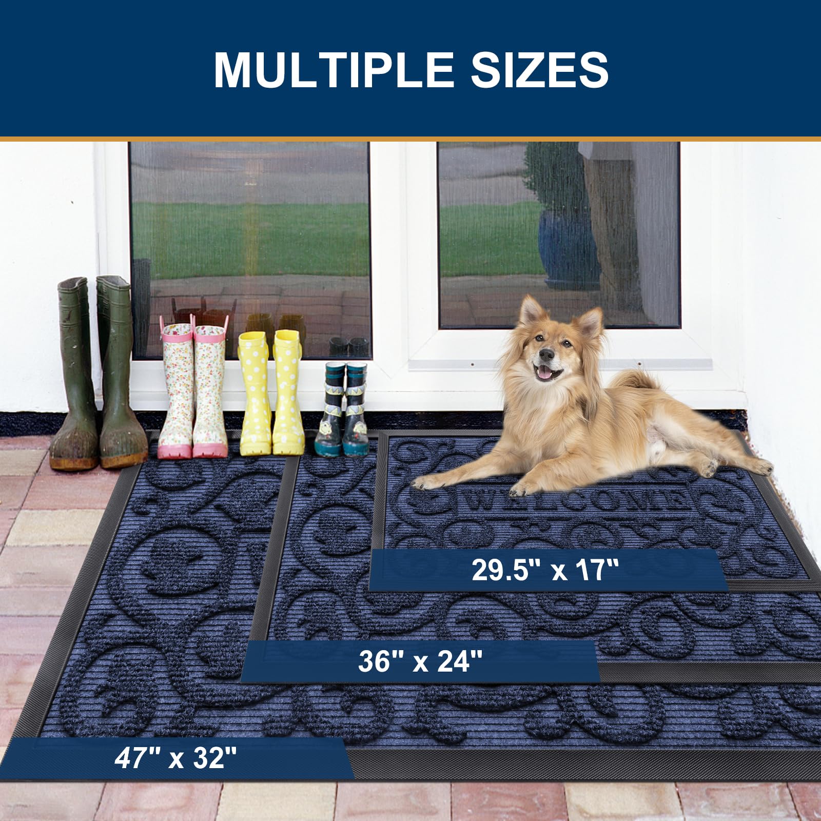 Smiry primer plano del tejido que atrapa suciedad y humedad