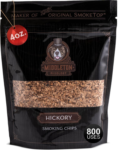 Middleton Mixology SmokeTop empaque frontal muestra 4 oz y facilidad de uso