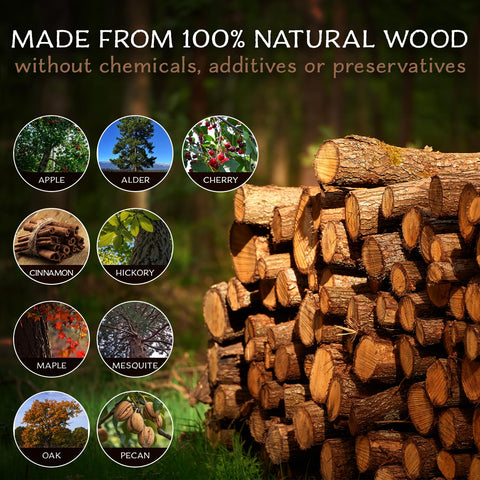 SmokeTop virutas maple en cuenco listas para encender y aromatizar bebidas