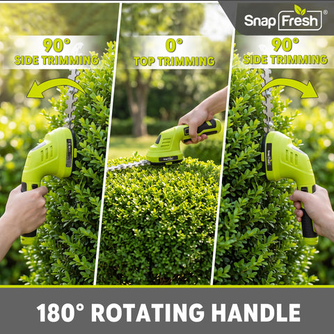 SnapFresh primer plano de cuchillas 65Mn con corte preciso