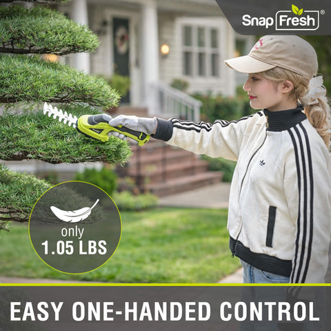 SnapFresh herramienta en mano mostrando ergonomía y uso fácil