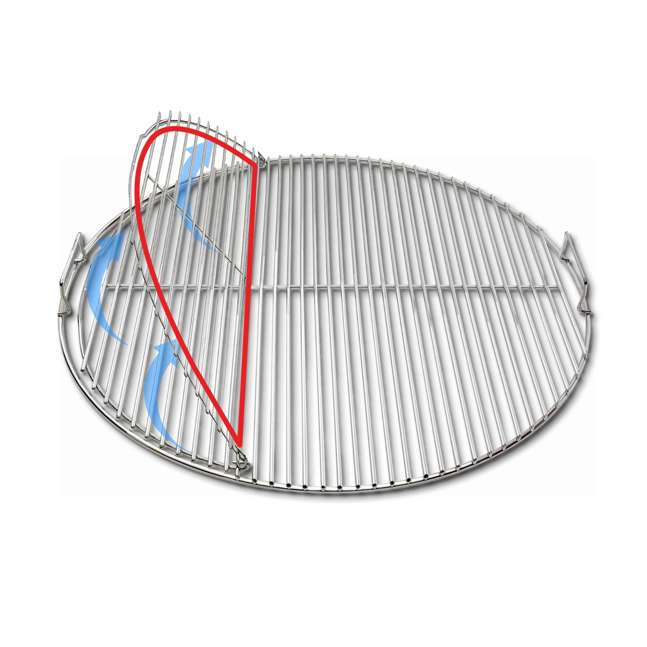 SnS Grills textura de acero inoxidable 304, resistencia al óxido