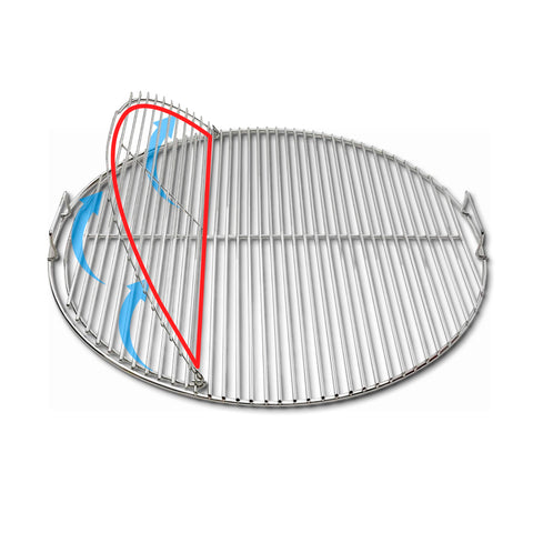 SnS Grills textura de acero inoxidable 304, resistencia al óxido