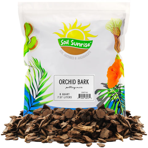 Soil Sunrise empaque frontal mostrando volumen y marca, ideal para cultivar orquídeas