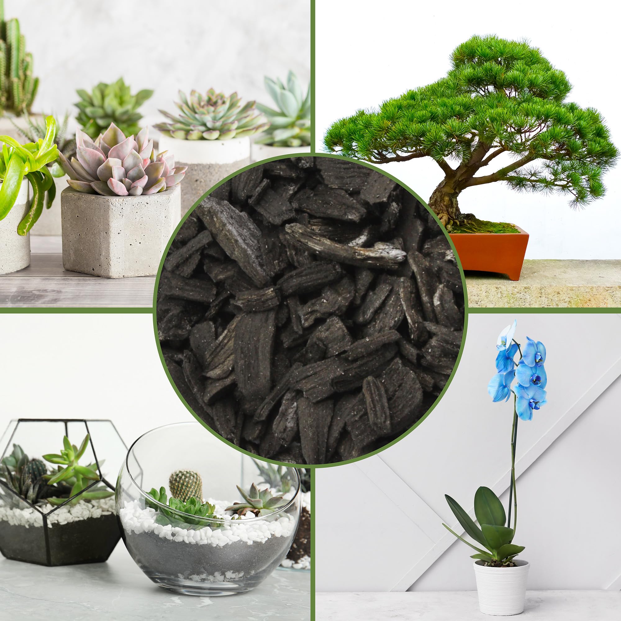 Soil Sunrise etiqueta con ingredientes 100% madera dura