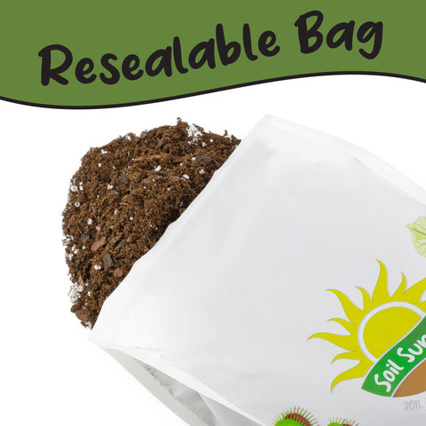 Soil Sunrise etiqueta con lista de ingredientes y beneficios claros