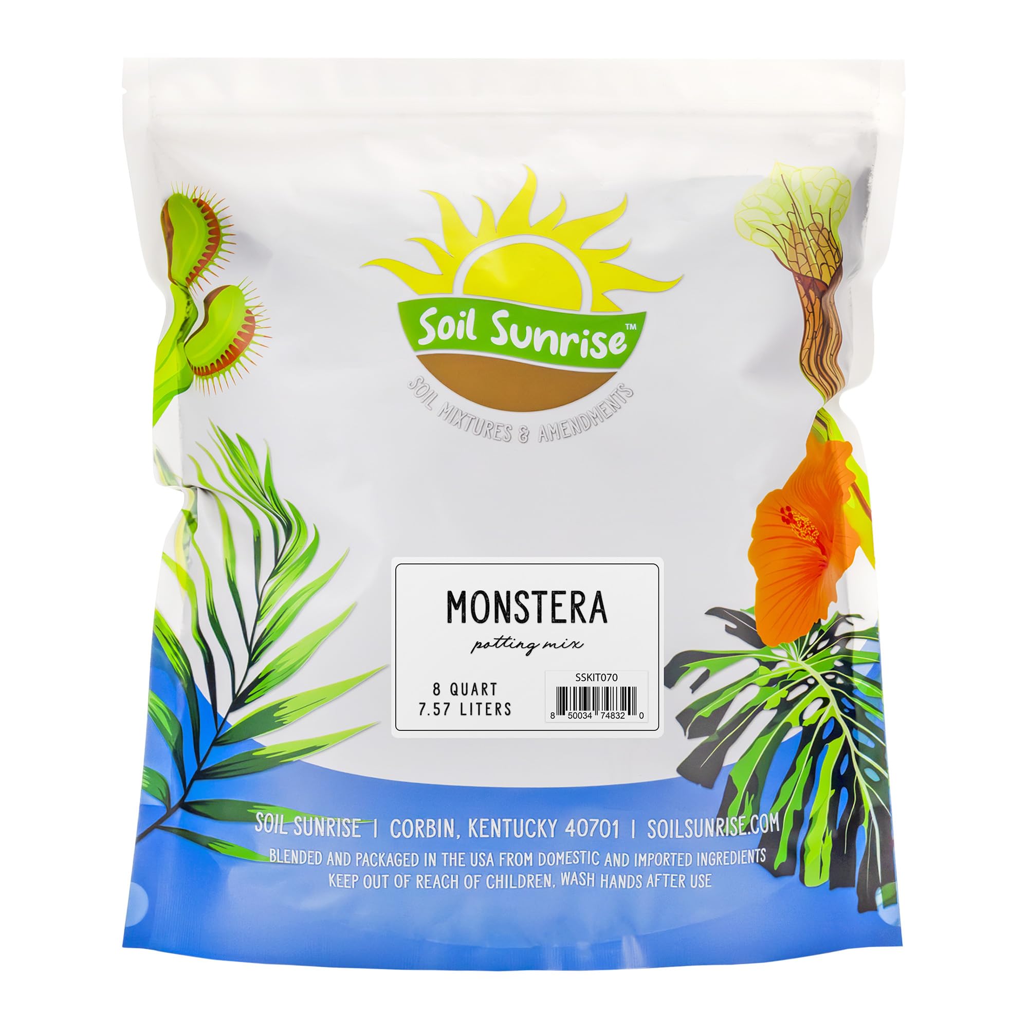 Soil Sunrise frente del paquete mostrando volumen y marca, útil para elegir sustrato