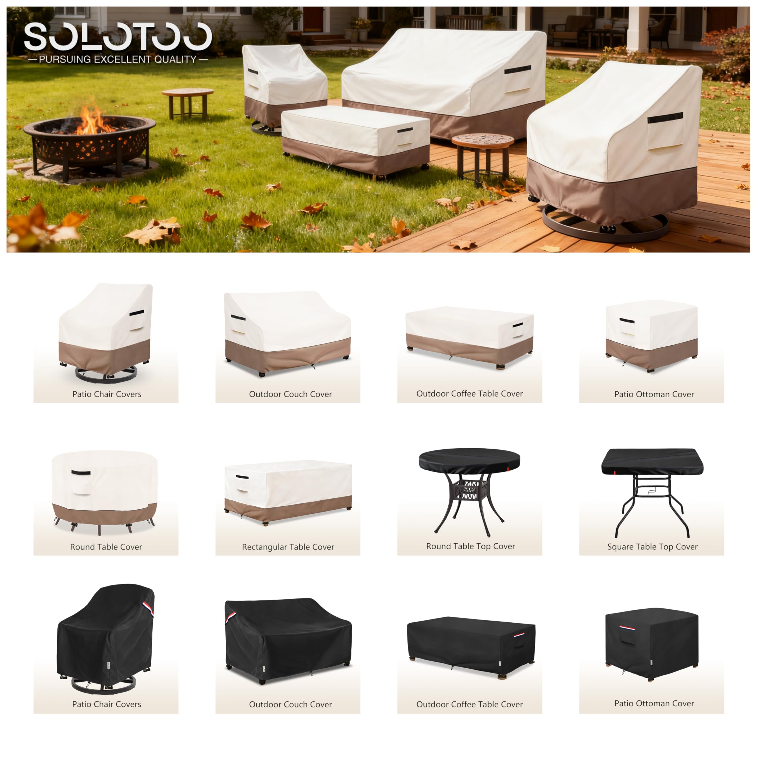 SoloToo primer plano tela Oxford con recubrimiento impermeable, resistencia duradera